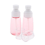 Max 2Pcs Makeup Pump Bottle Container Cosmetic Cream Lotion Bottles Pink