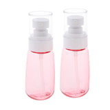 Max 2Pcs Makeup Pump Bottle Container Cosmetic Cream Lotion Bottles Pink