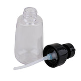 Max 2Pcs Makeup Pump Bottle Container Cosmetic Cream Lotion Bottles Clear Black
