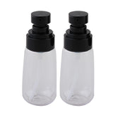 Max 2Pcs Makeup Pump Bottle Container Cosmetic Cream Lotion Bottles Clear Black