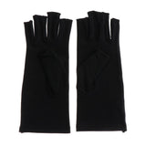 Max 1 Pair Men Women Cotton Compression Gloves Hands Arthritis Soreness Relief S