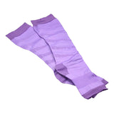 Max 1 Pair Women Open Toe Compression Socks Sleeves For Sports Running Purple