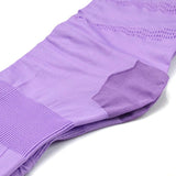 Max 1 Pair Women Open Toe Compression Socks Sleeves For Sports Running Purple