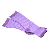 Max 1 Pair Women Open Toe Compression Socks Sleeves For Sports Running Purple