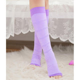 Max 1 Pair Women Open Toe Compression Socks Sleeves For Sports Running Purple
