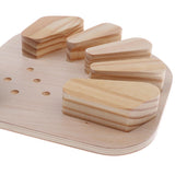 Max Wooden Finger Separator Splint Separate Finger Board for Men Women Older M