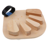 Max Wooden Finger Training Board Stroke Hemiplegia Finger Orthotic Fingerboard M