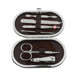 Max Set of 6 Portable Stainless Steel Manicure Nail Clipper Tool Set with Case