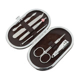 Max Set of 6 Portable Stainless Steel Manicure Nail Clipper Tool Set with Case