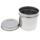 Max 304 Stainless Steel Tattoo Disinfection Canister Alcohol Cotton Ball Jar S