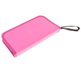 Max Durable Barber Hairdressing Bag Barber Leather Bag Beauty Brushes Kit Pink