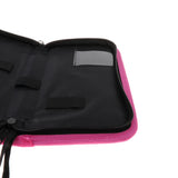 Max Durable Barber Hairdressing Bag Barber Leather Bag Beauty Brushes Kit Pink
