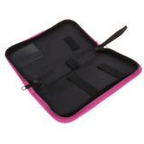 Max Durable Barber Hairdressing Bag Barber Leather Bag Beauty Brushes Kit Pink