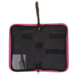 Max Durable Barber Hairdressing Bag Barber Leather Bag Beauty Brushes Kit Pink