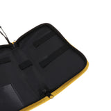 Max Durable Barber Hairdressing Bag Barber Leather Bag Beauty Brushes Kit Yellow