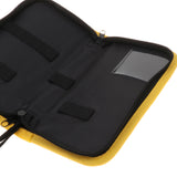 Max Durable Barber Hairdressing Bag Barber Leather Bag Beauty Brushes Kit Yellow