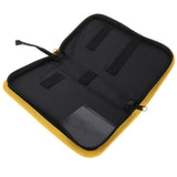 Max Durable Barber Hairdressing Bag Barber Leather Bag Beauty Brushes Kit Yellow