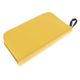 Max Durable Barber Hairdressing Bag Barber Leather Bag Beauty Brushes Kit Yellow
