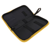 Max Durable Barber Hairdressing Bag Barber Leather Bag Beauty Brushes Kit Yellow