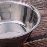 Max Durable 304 Stainless Steel Shaving Dressing Bowl Cooking Mixing Bowls M