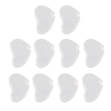 Max 10Pcs Small Plastic Ear Plug Case Container Portable For Pocket Purse Clear