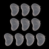Max 10Pcs Small Plastic Ear Plug Case Container Portable For Pocket Purse Clear