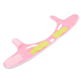 Maxbell V Face Chin Cheek Lift Up Slim Belt Mask Ultra-Thin Band Strap Pink Yellow