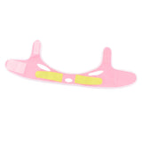 Maxbell V Face Chin Cheek Lift Up Slim Belt Mask Ultra-Thin Band Strap Pink Yellow