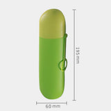 Maxbell Portable Plastic Toothbrush Toothpaste Holder Storage Box Case + Hanger 05