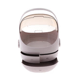 Maxbell Portable Makeup Organizer Storage Cosmetic Display Stand, Dust Proof Pink