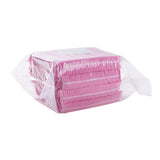 Maxbell 100 Disposable Non Woven Hair Net Cap Hairnet Dust Proof Head Cover Hat Pink