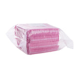 Maxbell 100 Disposable Non Woven Hair Net Cap Hairnet Dust Proof Head Cover Hat Pink