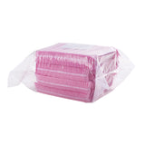 Maxbell 100 Disposable Non Woven Hair Net Cap Hairnet Dust Proof Head Cover Hat Pink