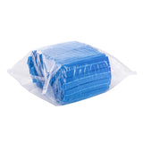 Max Maxb 100 Disposable Non Woven Hair Net Cap Hairnet Dust Proof Head Cover Hat Blue