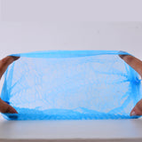 Max Maxb 100 Disposable Non Woven Hair Net Cap Hairnet Dust Proof Head Cover Hat Blue