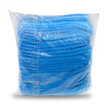 Max Maxb 100 Disposable Non Woven Hair Net Cap Hairnet Dust Proof Head Cover Hat Blue