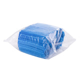 Max Maxb 100 Disposable Non Woven Hair Net Cap Hairnet Dust Proof Head Cover Hat Blue