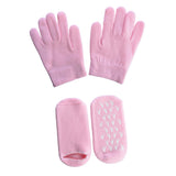 Max Maxb Spa Gel Gloves & Sock Kit Hand Foot Cracked Skin Care Moisturizing Treatment