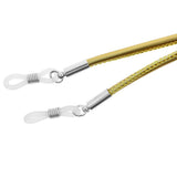 Maxbell 2X Anti-slip Eyeglass Sunglass Rope Cord Strap Spectacles Retainer Yellow
