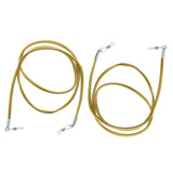 Maxbell 2X Anti-slip Eyeglass Sunglass Rope Cord Strap Spectacles Retainer Yellow