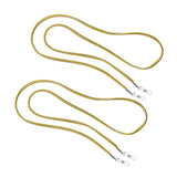 Maxbell 2X Anti-slip Eyeglass Sunglass Rope Cord Strap Spectacles Retainer Yellow