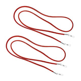 Maxbell 2X Anti-slip Eyeglass Sunglass Rope Cord Strap Spectacles Retainer Red