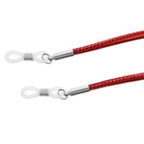Maxbell 2X Anti-slip Eyeglass Sunglass Rope Cord Strap Spectacles Retainer Red
