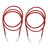 Maxbell 2X Anti-slip Eyeglass Sunglass Rope Cord Strap Spectacles Retainer Red