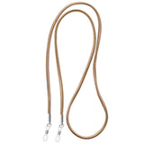 Maxbell 2X Anti-slip Eyeglass Sunglass Rope Cord Strap Spectacles Retainer Brown