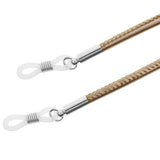 Maxbell 2X Anti-slip Eyeglass Sunglass Rope Cord Strap Spectacles Retainer Brown
