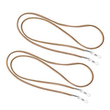 Maxbell 2X Anti-slip Eyeglass Sunglass Rope Cord Strap Spectacles Retainer Brown