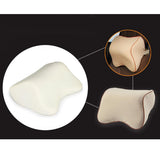 Maxbell Car Head Neck Rest Cushion Support Pillow Headrest Memory Foam Beige