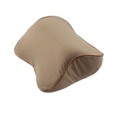 Maxbell Car Head Neck Rest Cushion Support Pillow Headrest Memory Foam Light Brown