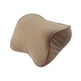 Maxbell Car Head Neck Rest Cushion Support Pillow Headrest Memory Foam Light Brown